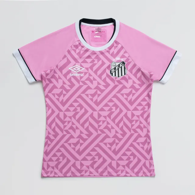 Camisa Feminina Umbro Santos Outubro Rosa 2026