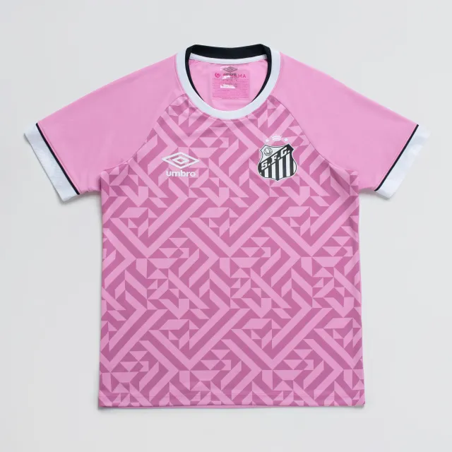 Camisa Masculina Umbro Santos Outubro Rosa 2026